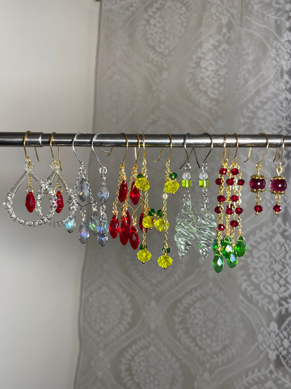 Raspberry Earrings