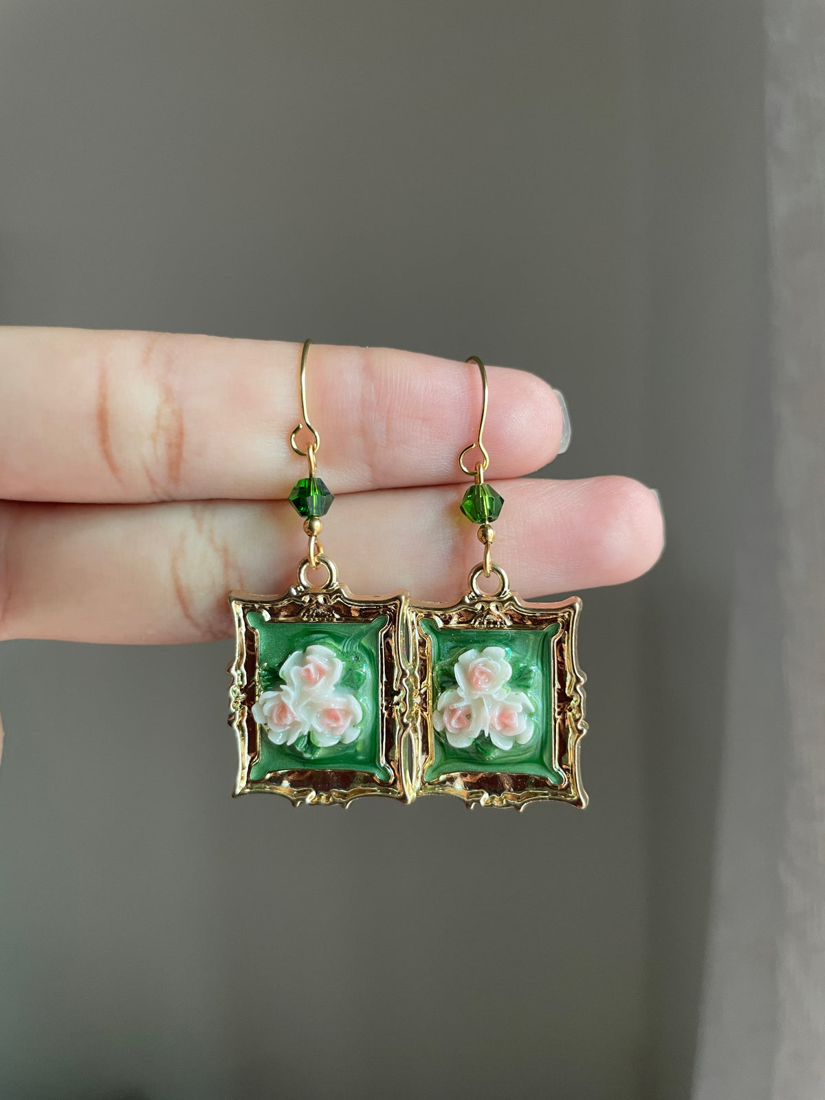 Art Frame Chunky Earrings