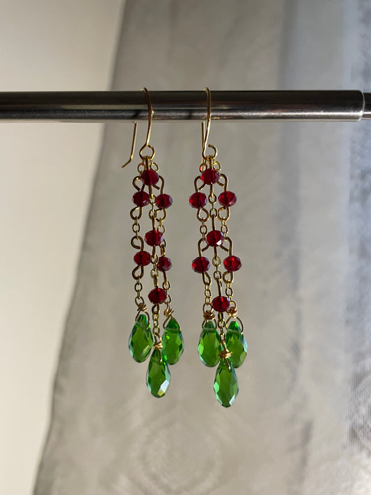 Watermelon Glow Earrings
