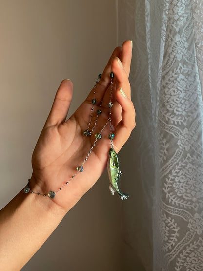 Bubbly Moss Necklace